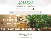 Tablet Screenshot of maxx4.com